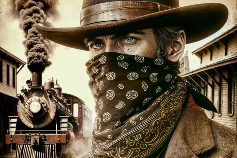 Outlaw at a train station